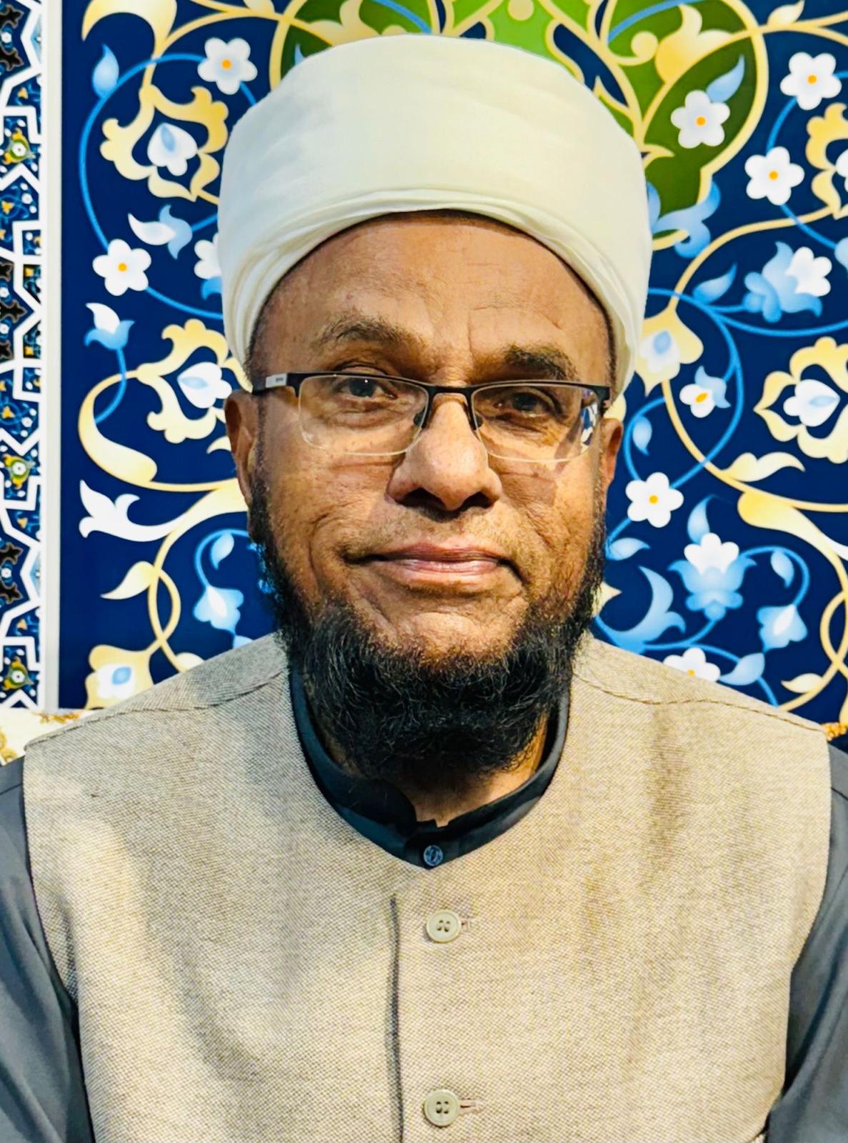 Mufti Rasool Bakhsh Saeedi Member of Supreme Council , the UK and Europe Hilal Forum UK (Birmingham,UK