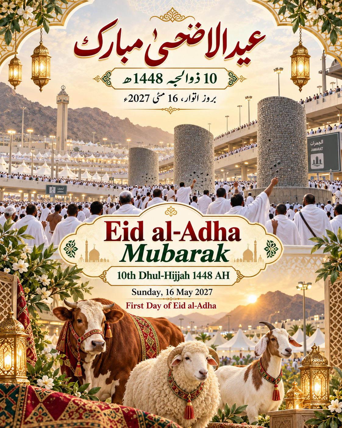 Eid ul Adha 1448AH, 10 Dhul-Hijjah